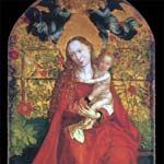 Maria in de rozenhaag Martin Schongauer